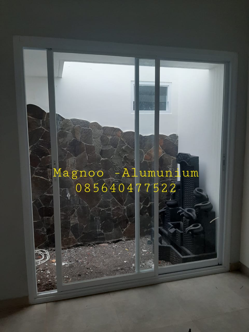 pintu aluminium kaca